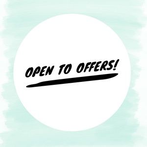 Feel free to make reasonable offers on anything!